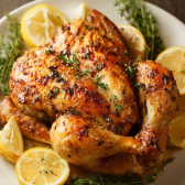 Herb Roasted Chicken with Lemon Thyme  